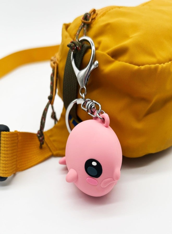 GOOFBALLS Blob Fish Keychain - Adorable Pink Blob Fish with a Hilariously Sad Face - Cute and Quirky Ocean Oddity for Bags, Backpacks, Wallets, Keys - Perfect for Funny Gifts - Image 4